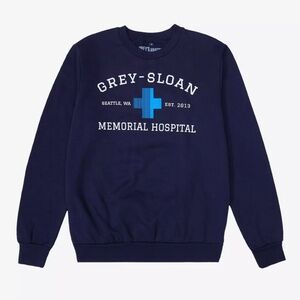 Grey’s Anatomy Grey-Sloan Memorial Hospital Crewneck - BoxLunch Exclusive